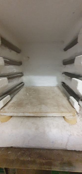 Mufla forno cerâmica eléctrico com gás 1300 graus