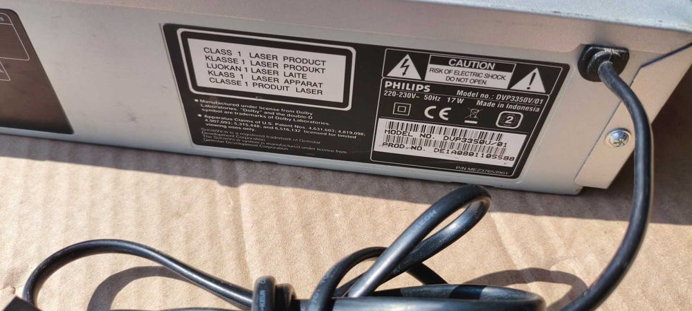 Philips DVP3350V| VHS-рекордер DVD-програвач| dvd-vhs комбайн: 5