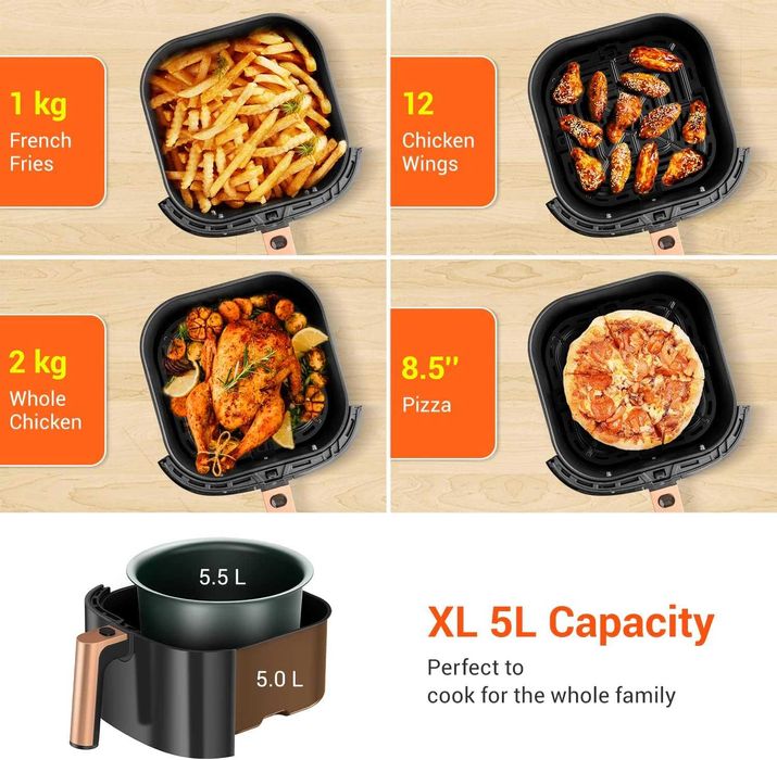 Frytkownica Beztłuszczowa Ultenic K10 AirFryer 5L