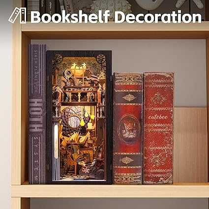 Miniaturowy domek Book Nook Pracownia alchemika CuteBee