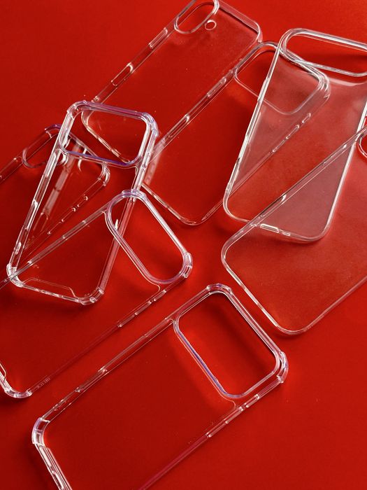 Прозорий силіконовий чохол чехол бампер для на IPhone 17 Pro Max