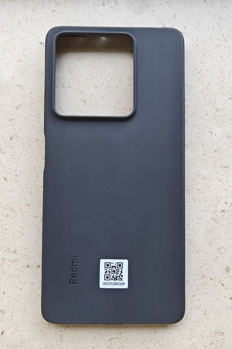 Redmi Note 13 Pro 5G - Capa preta original (silicone)