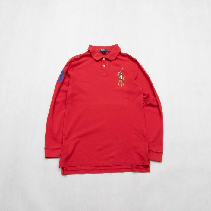 Ralph Lauren big pony Longsleeve polo Chief Keef style S slim