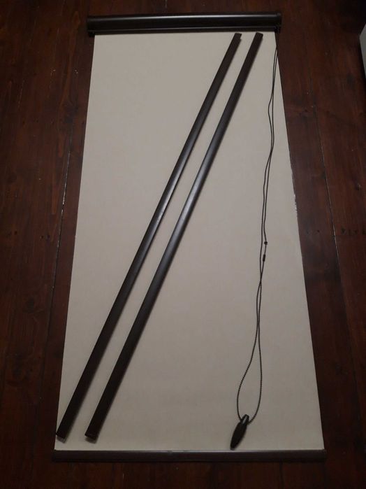 Ролеты комнатные тканевые светлокоричневые