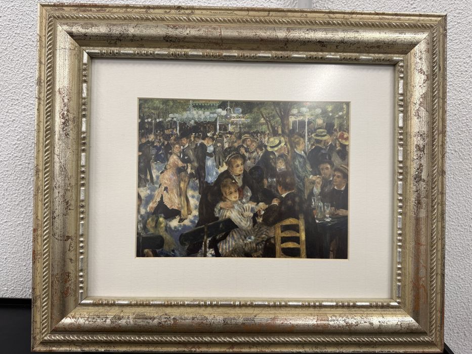 Quadro  com gravura adquirida no Museu d’Orsay