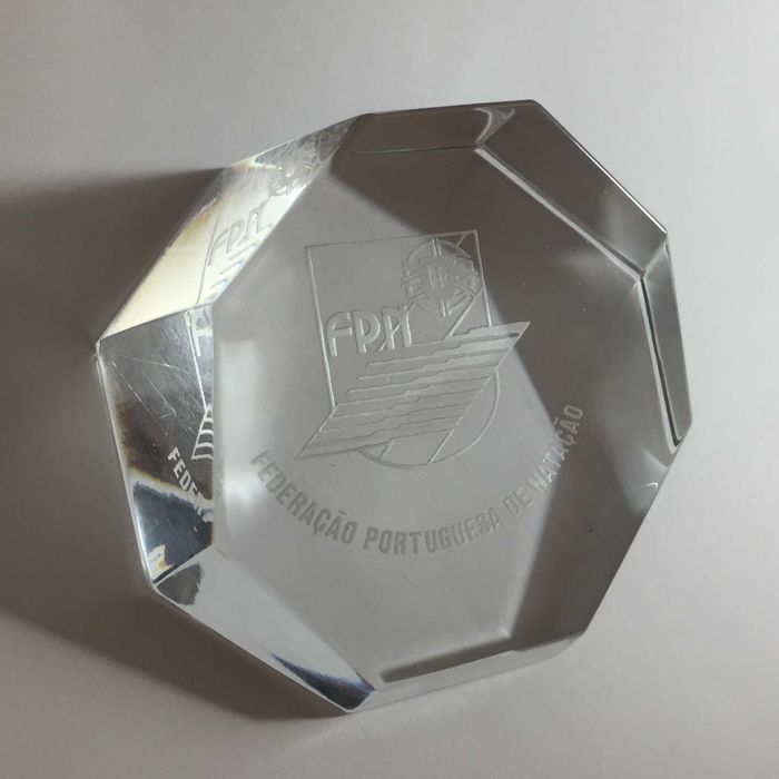 Federação Portuguesa de Natação, Pisa Papéis em cristal  Ø80mm