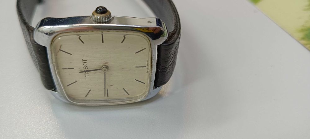 Tissot quadrado corda manual