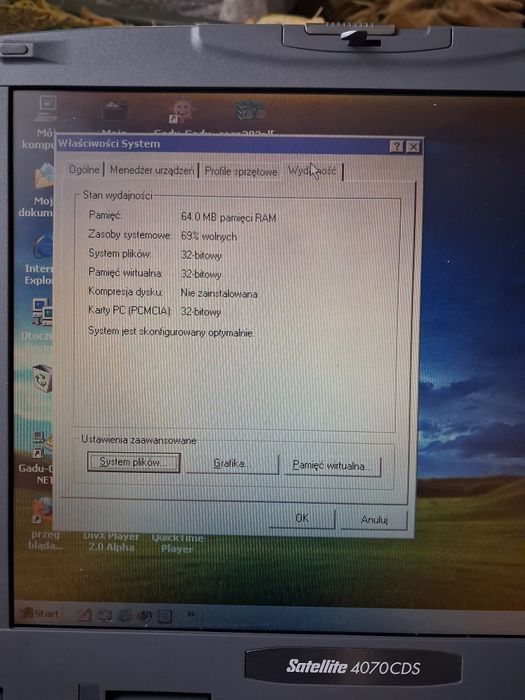 Laptop retro Toshiba