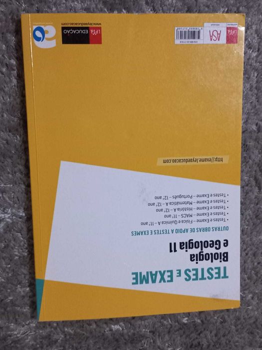 Testes e Exame - Biologia e Geologia - 11ºano