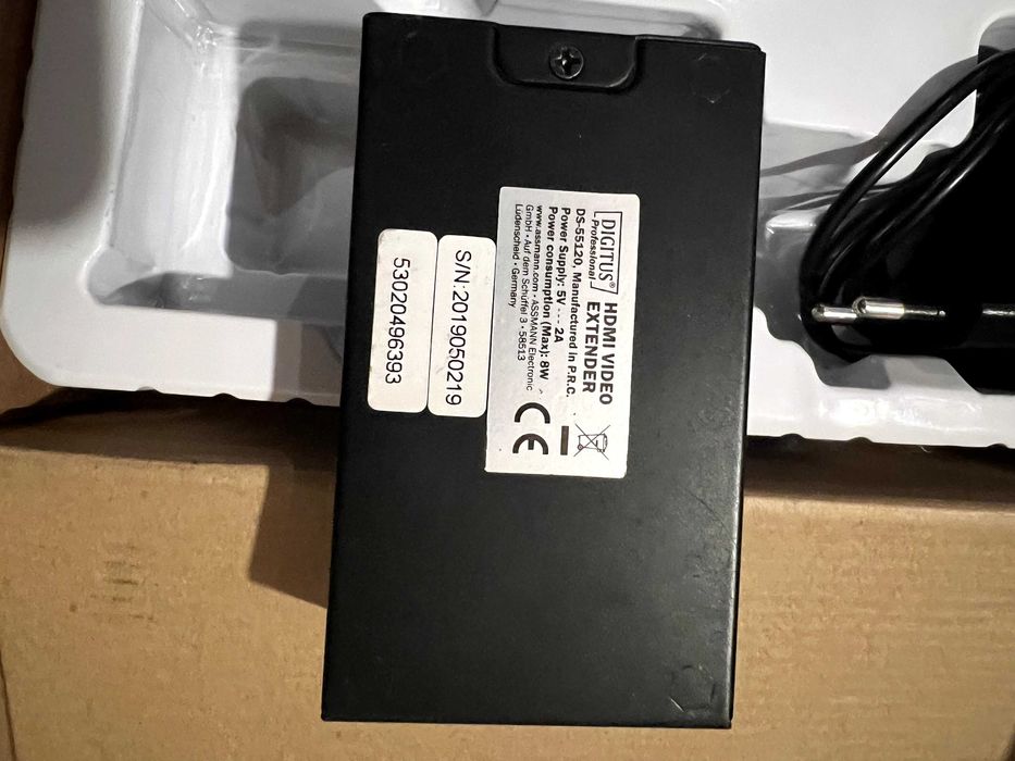 Extensor de vídeo HDMI via CAT 5 / IP com função IR