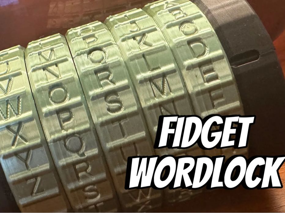 Fidget Wordlock Personalizável