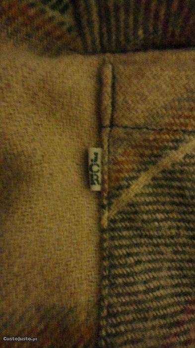 Camisa de homem em flanela verde JCR