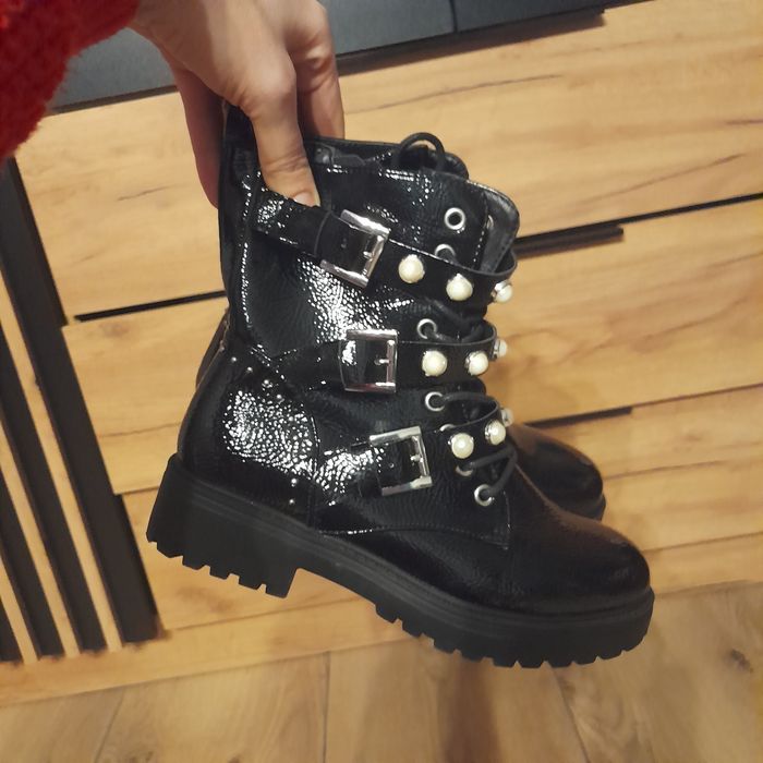 Buty lakierowane, za kostkę, DeeZee,  rozmiar 37