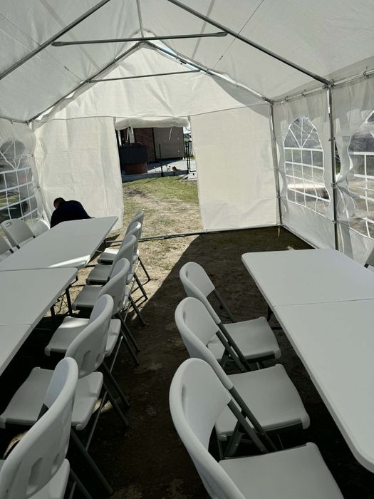Wynajem namiotu/stołów/krzeseł