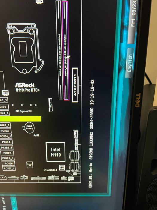 Комплект 1151: i3‑6100 / 8GB DDR4 / ASRock BTC+