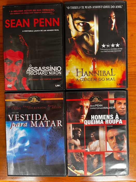 Conjunto 16 DVDs - 50€ / DVDs individuais - 4€