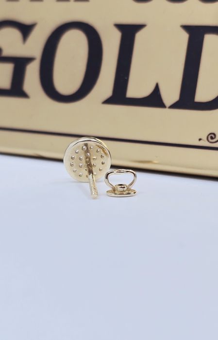 Złoty kolczyk piercing próba 585 14k