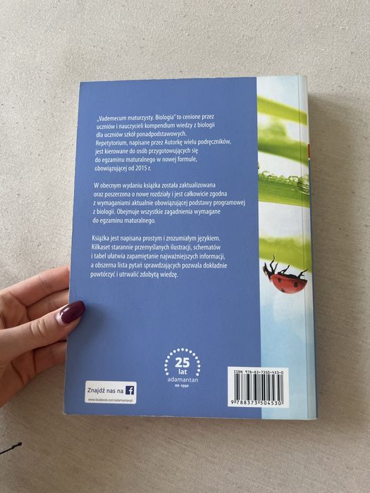 Vademecum maturzysty biologia Ewa Pyłka-Gutowska adamantan podręcznik