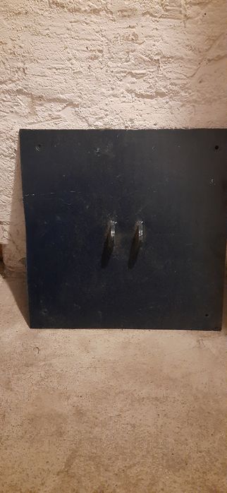 Blacha ryflowana 4mm  zasówa klapa