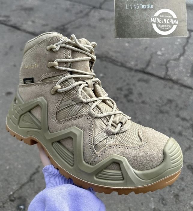 •‼️Хіт продажу‼️• Універсальні черевики Lowa Zephyr GTX Alligator Koyote Військові берці