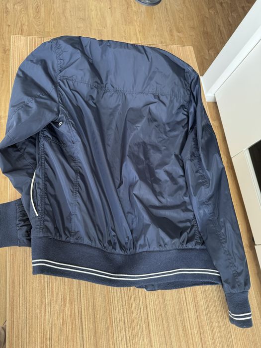 Kurtka męska Tommy Hilfiger z kapturem, granatowa, rozmiar S