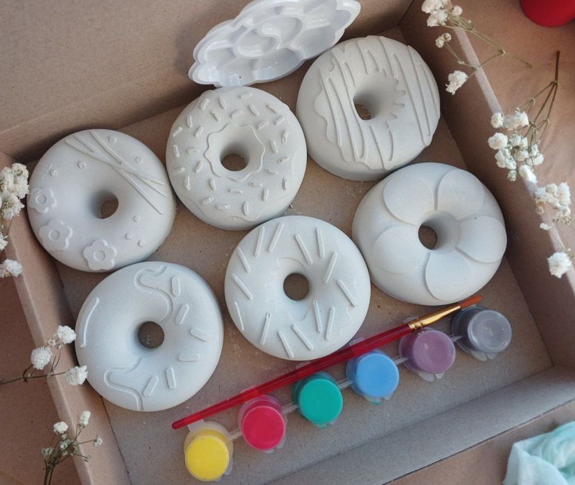 Гіпсові/бетонні фігурки для размальовки з дітьми