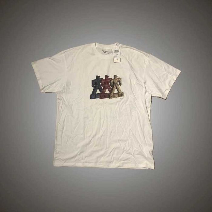 Carhartt WIP T-Shirt XXL Branco 10/10 - Algodão Orgânico