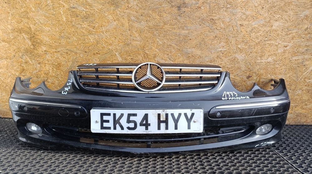Mercedes Clk W209 Coupe Zderzak Przód C197 Spryski Halogeny