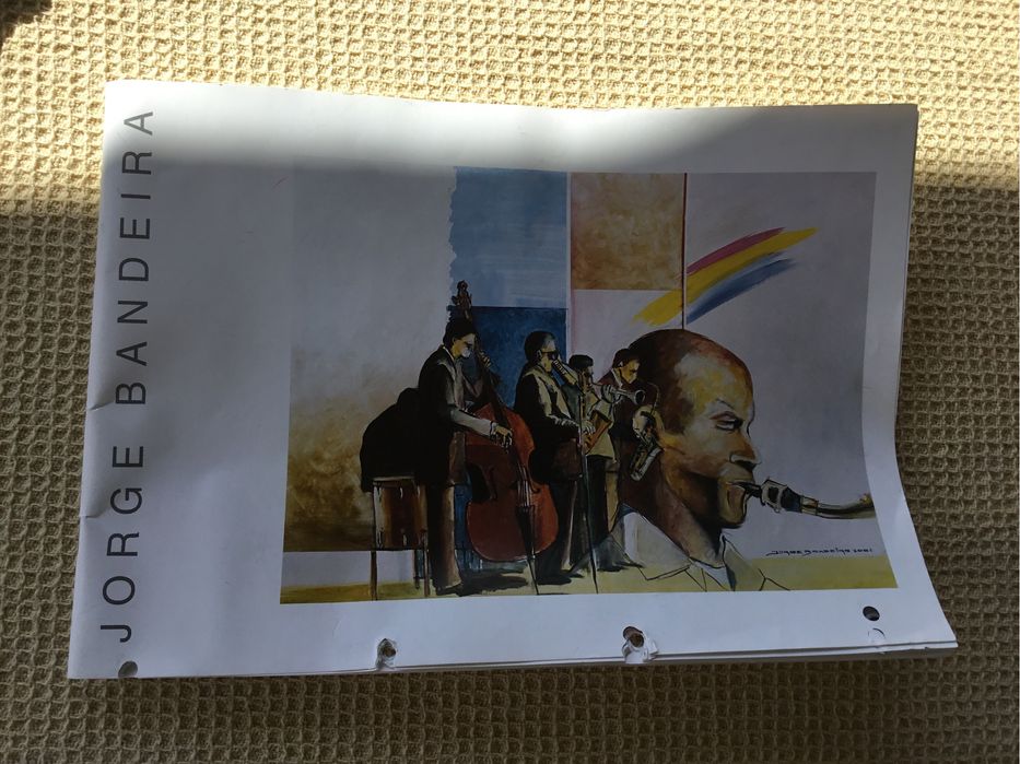 Óleo s tela "Vibrato" Jorge Bandeira