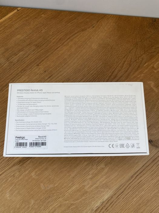 Бездротова зарядка Prestigio Revolt A5 (IPhone AirPods Apple watch)