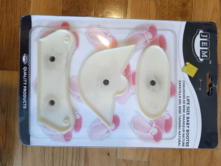 Molde para Sapatos de Bebé – Ideal para Fondant, Porcelana Fria