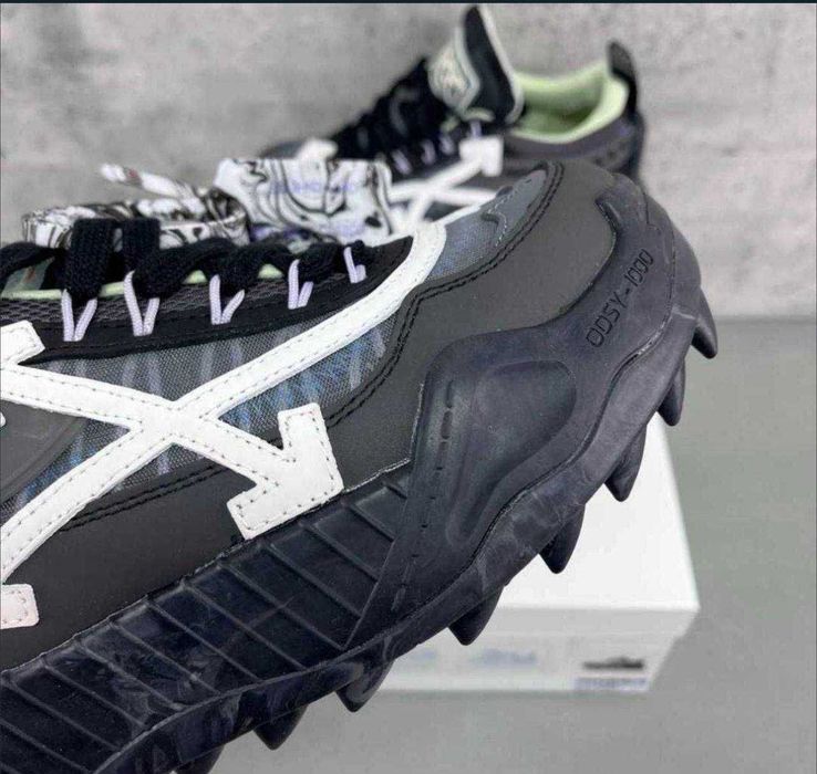 (БЕЗ ПЕРЕДОПЛАТИ)Off-White Odsy 1000 Black оф вайт одсі 1000 чорні