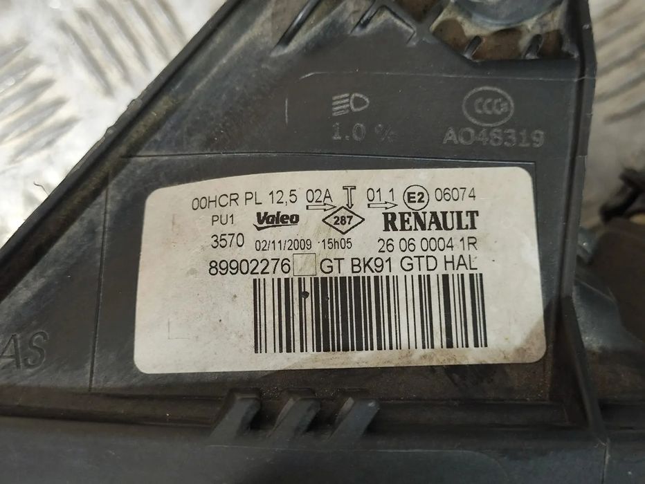 Ótica Esquerda Renault Laguna Mk3 III 3 BT0