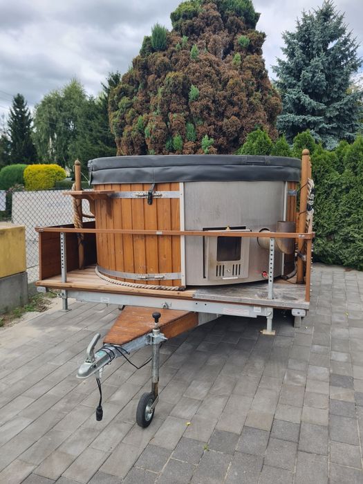 Balia mobilna jacuzzi wynajem Wrocław Długołęka 6–8 osób