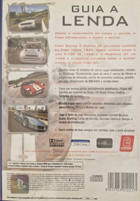 Jogo PlayStation 2 - Ford Racing 2