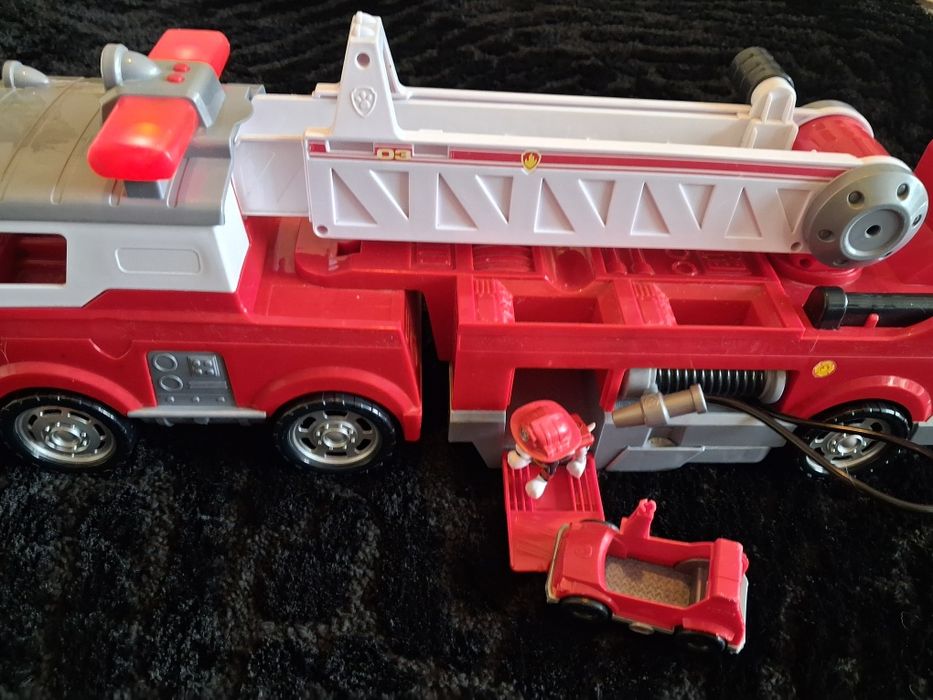 Camiao Patrulha Canina Ultimate Bombeiro Fire Truck Resgate Marshal