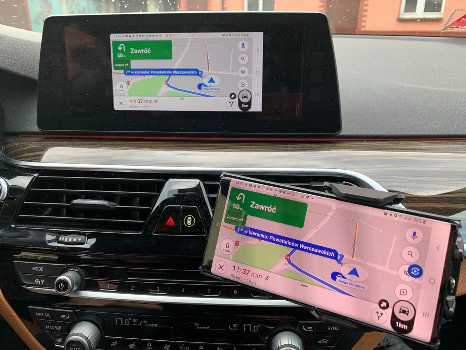 CARPLAY ANDROID AUTO BMW Audi VW Mercedes Porsche Mapa Nawigacja USA