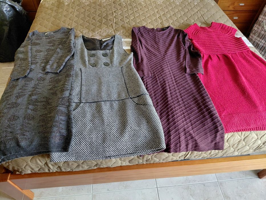 Conjunto de 4 vestidos tamanho S