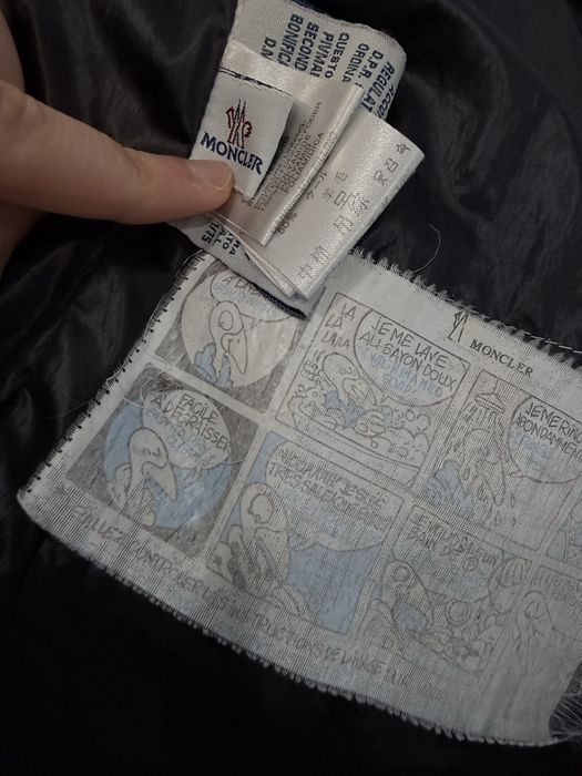 Casaco Moncler em pena natural em bom estado L