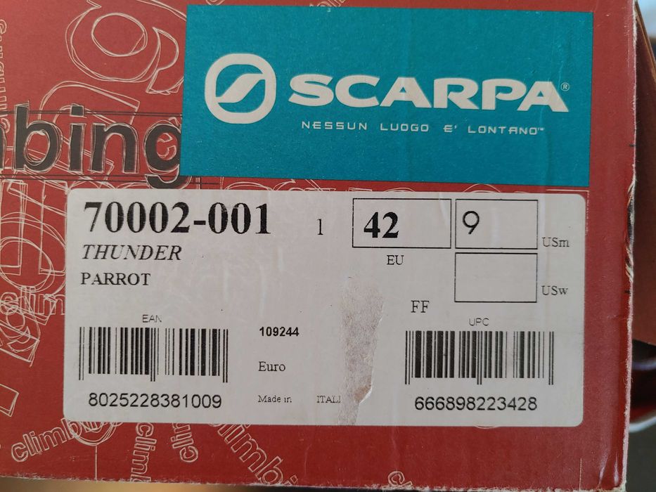 Buty wspinaczkowe Scarpa Thunder rozmiar 42