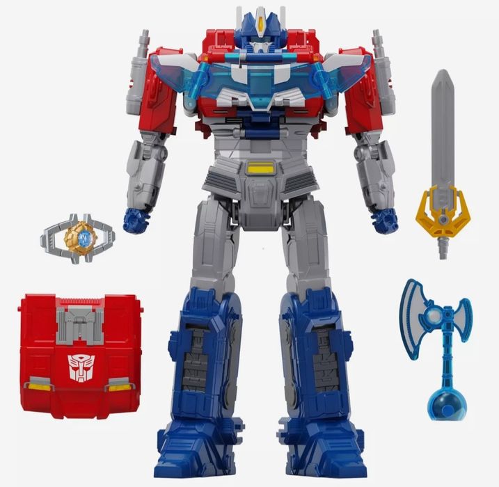 Figura Transformers - Optimus Prime / Bumblebee (com luz e som)