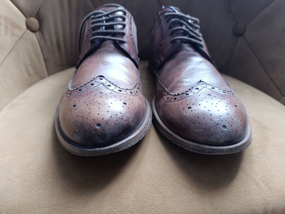 Шкіряні туфлі на кожен день 42р