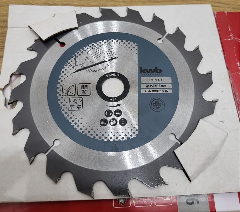 KWB tarcza widiowa do cięcia drewna 150x16mm, 20z