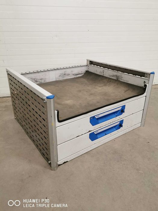 Zabudowa serwisowa regał szuflady zabudowa do auta SORTIMO