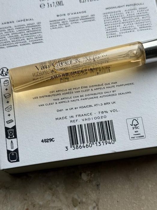 Нішеві парфуми оригінал мініатюра van cleef ex nihilo bdk kurkdjian