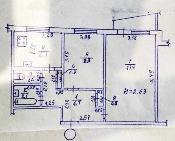 Продам 2-кімнатну квартиру на Ювілейному проспекті