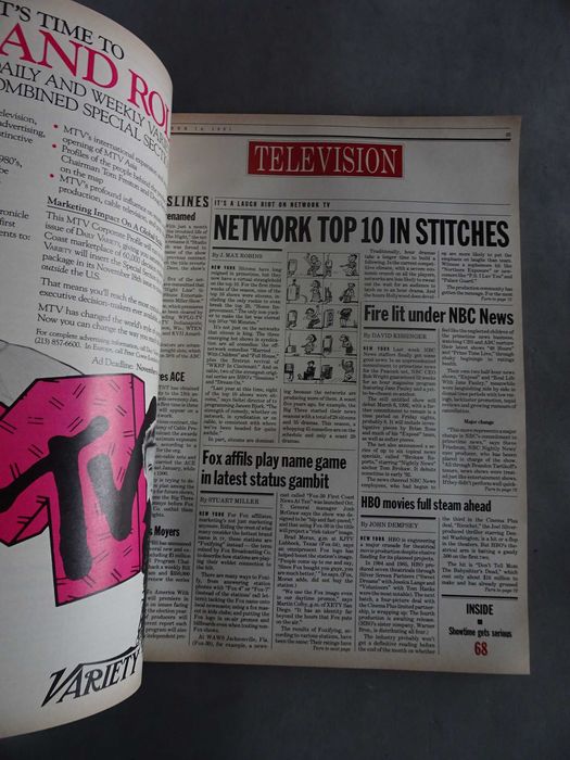 Revista de cinema Variety 1991 Sorrisi is magic