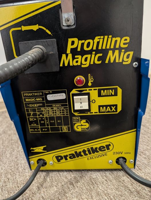Зварювальний напівавтомат Profiline Magic MIG + 2 нові котушки дроту