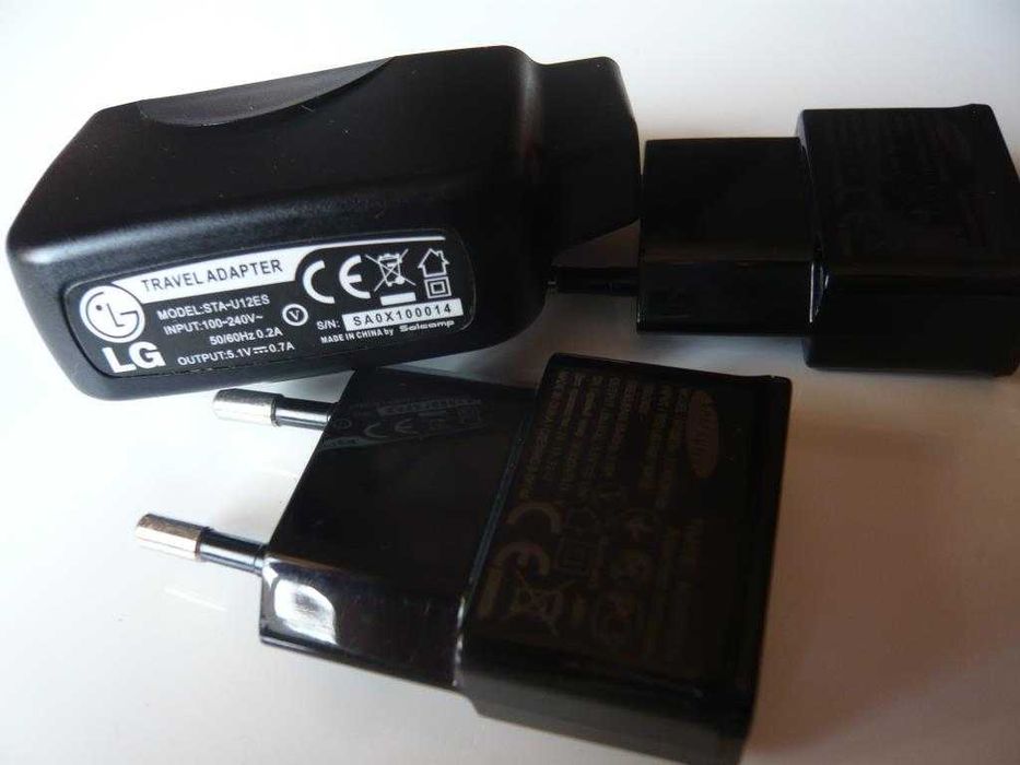 Carregadores LG e Samsung