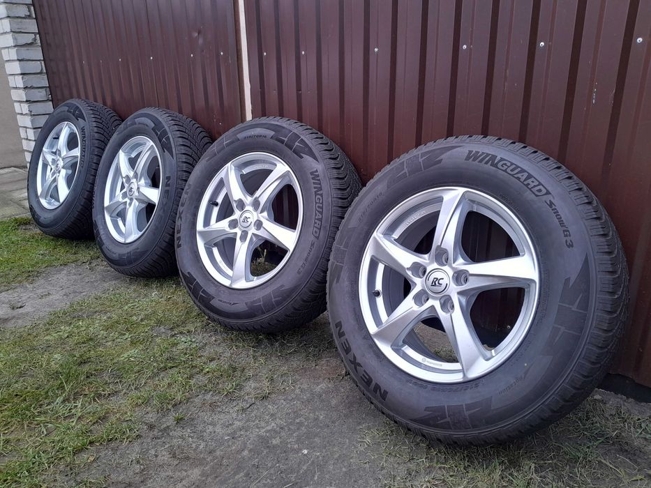 диски r16 5x114.3 зимові шини 215 70 nexen 2020рік як нові 8мм et45